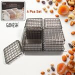 Multipurpose Gift Set, Dry fruit (4 Pcs Set / With Tray)
