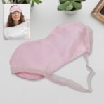 New Men, Women Blindfold Soft Satin Sleep Mask Eye Mask Blind fold Block Out Light for Travel, Shift Work Meditation (1pc) - Image 2