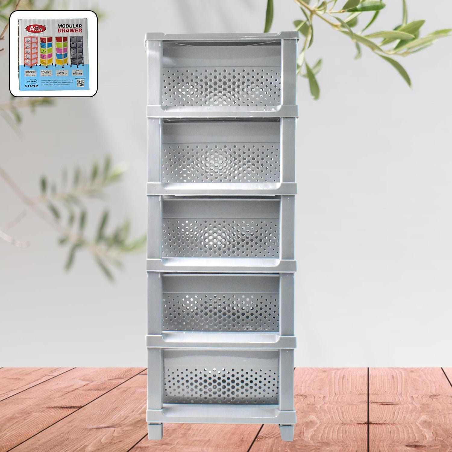 01_bd4343db-d9de-4214-af07-ddda1af489b3.jpg Multi-Purpose Anti-Slip 5 Layer Modular Drawer Storage System - Image 1