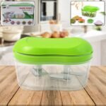 Manual Hand Push Garlic Cutter & Vegetable Chopper (1 pc)