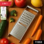 Apex Stainless Steel Grater & Slicer (3 in 1) - Image 2