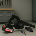 Multi-Purpose Home and Garden Air Blower Kit with Collection Bag for Easy Cleaning