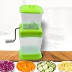 Small Onion Chopper Vegetable Chopper Quick Cutter with Rotating Blade - Image 3