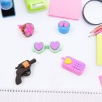 Mix Design Set Fancy Colorful Erasers ? Stylish School Supplies for Children's Gifts (1 Set) - Image 4