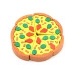 3D Pizza Slice Erasers ? Fun Colorful Stationery for Kids & Adults