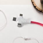 Fast 3-in-1 Charging Cable with LED Light Universal Lightning, UHE-C, and Micro USB Charger - Image 2