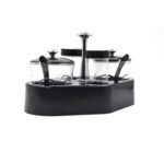 Ganesh tendy Condiment set For Kitchen Transparent jar For Easy To Access Spice 1 Piece Spice Set (Plastic)