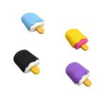 Dessert Erasers Set: Donut, Lollipop, Ice Cream, Cone Shapes ? Fun B'Day Return Gift