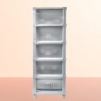 Multi-Purpose Anti-Slip 5 Layer Modular Drawer Storage System - Image 3