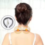 2 Heads Smart Electric Neck and Back Pulse Massager (1 Pc Mix Design) - Image 3