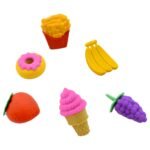 3D Food Erasers Set ? Fun & Colorful Novelty Erasers for Birthday Gifts & School Prizes