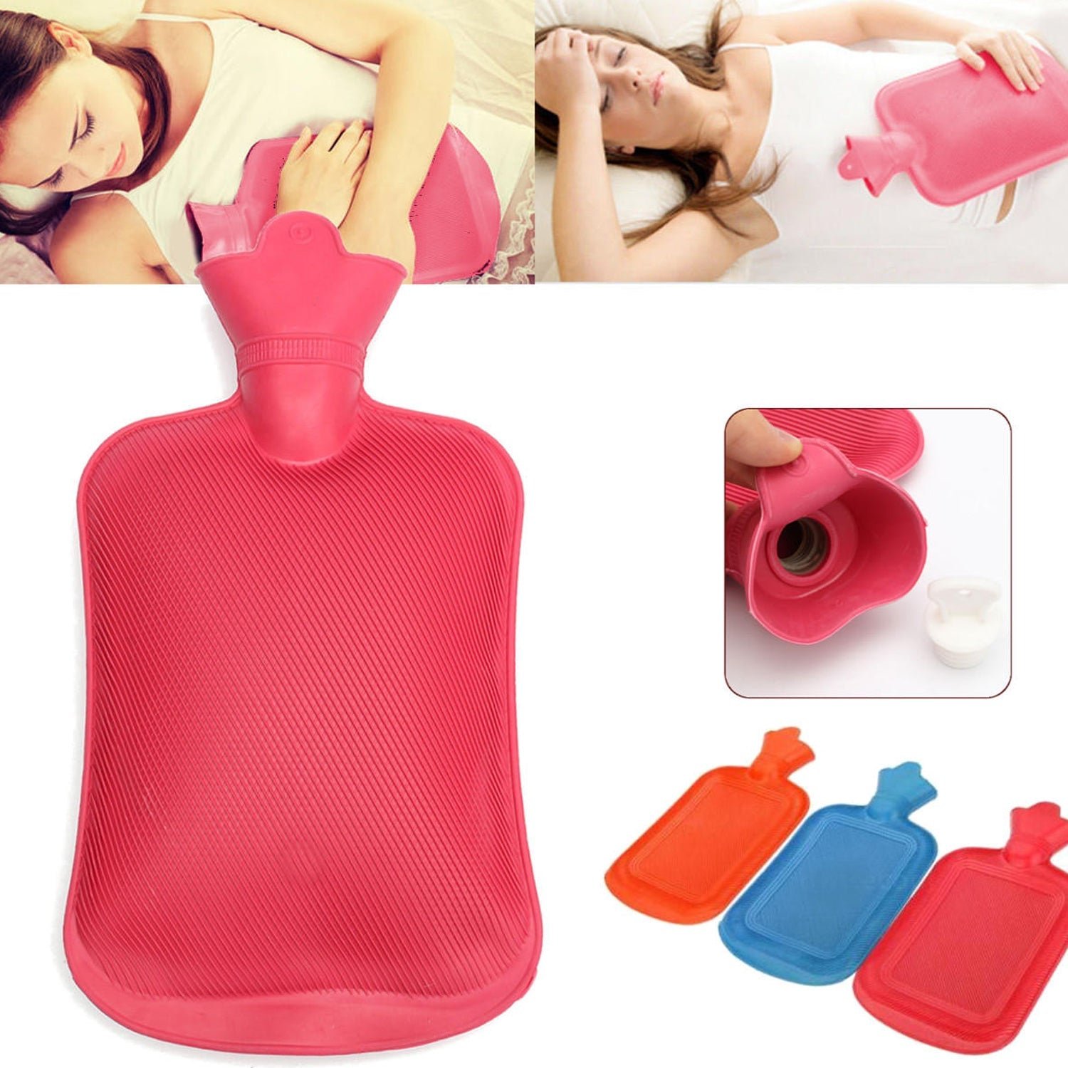 02_cdc32ce2-d48c-43d7-bf2b-08453eaee288.jpg Rubber Hot Water Heating Bag for Pain Relief - Image 1