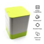 4 Layers Jewelry Box, 360 Degree Rotating Jewelry Box, Jewelry and Earring Organizer Box, Accessory Storage Box - Image 5