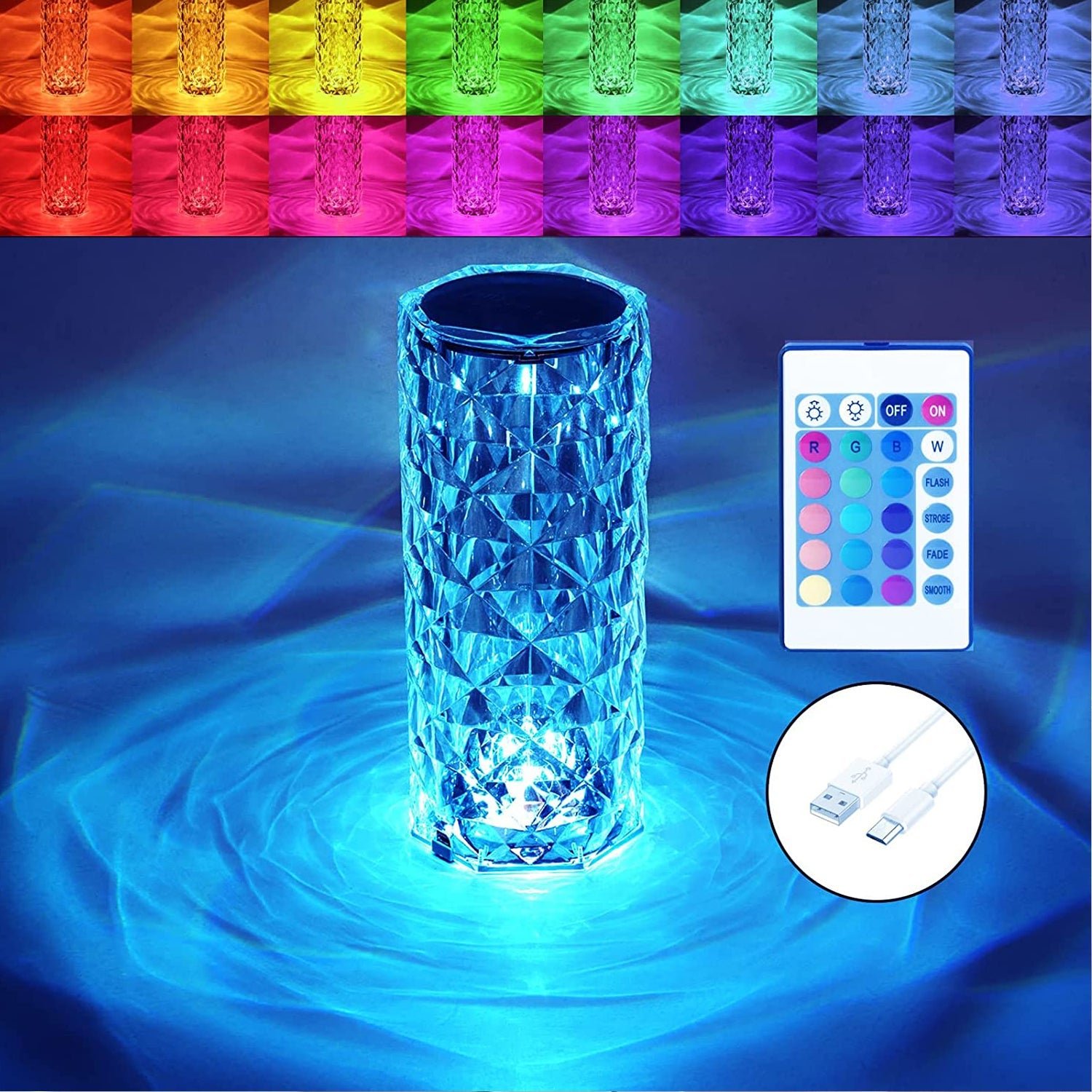 03_cda4ed02-a53e-4a2c-8a15-d363984f5748.jpg Crystal Touch Night Light for Bedroom Decor (16 Colors, Remote, USB) - Image 1