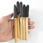 Multipurpose Sponge Brush Set (5 Pcs) with Wooden Handles ? Foam Paint Applicator - Image 5