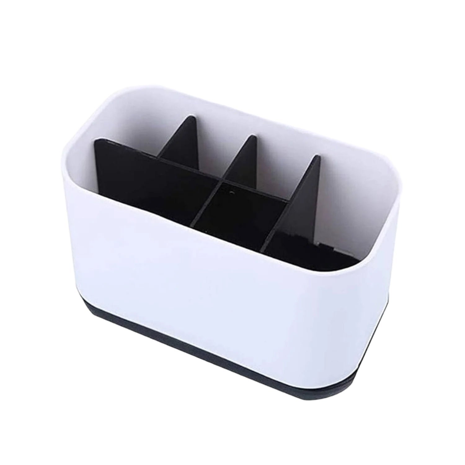03_e48d112b-0eb7-4204-bd7f-7293e23a540f_1500x1500.jpg 6-Compartment Multi-Purpose Organizer Toothbrush Holder Stand ? Versatile Plastic Caddy for Bathroom, Office, and Home Storage - Image 1