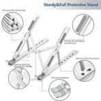Adjustable Laptop Stand Foldable  Height Adjustable for Comfort and Convenience (1 Pc) - Image 2