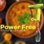 Power Free Manual Hand Blender with Stainless Steel Blades, Milk Lassi Maker, Egg Beater Mixer - Image 5
