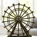 Metal Desktop Table Decoration Cabinet Wheel Tower (1 Pc) - Image 3