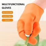Silicone Thumb and Finger Protector Gloves for Cutting, Harvesting, and Vegetable Prep - Image 3