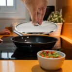 Large Stainless Steel Mesh Net Cover 1 Pc Splatter Screen for Frying Pans, Cooking Food Protection - Image 3