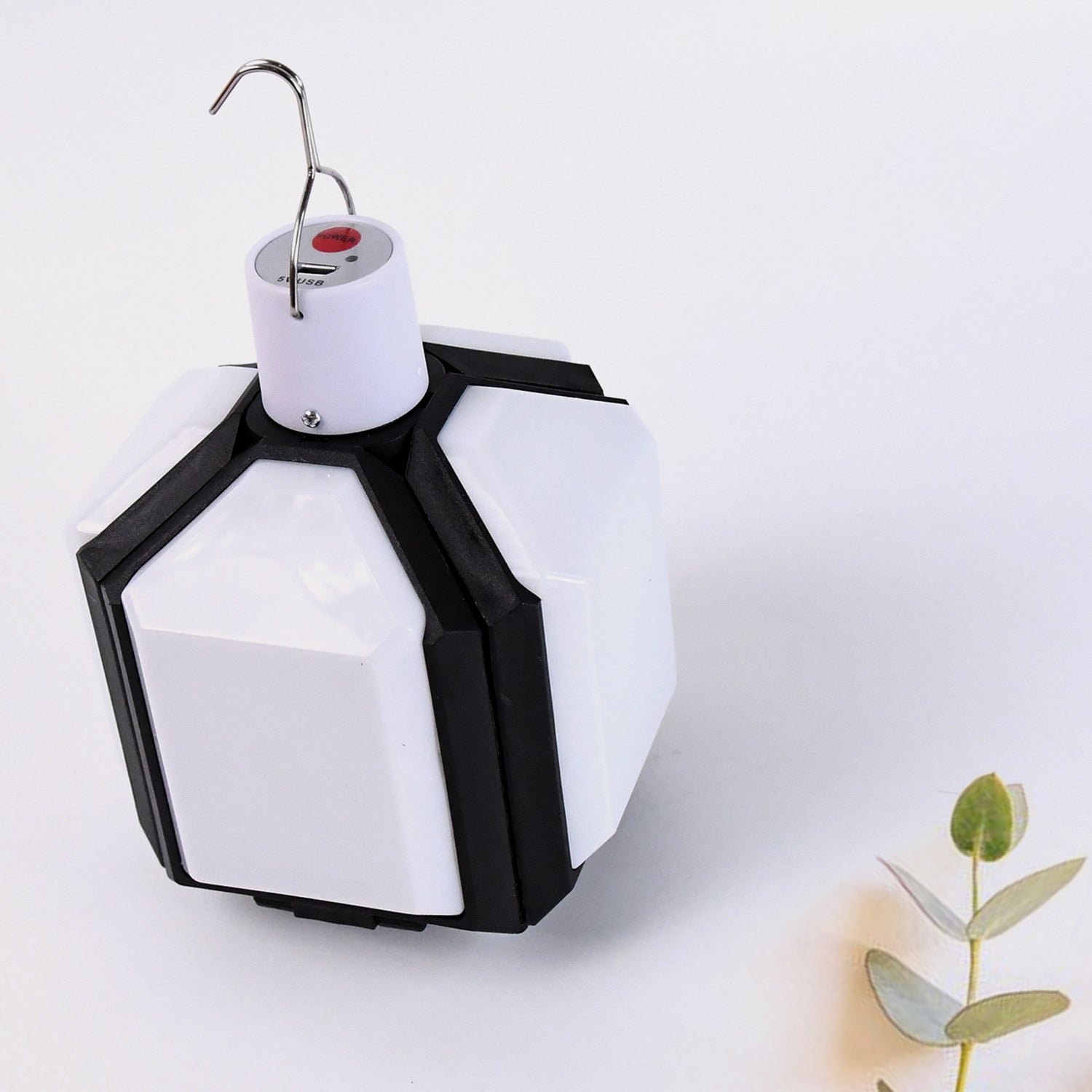 04_ef12e5b4-606d-463d-aca0-ddf5919a73ed.jpg Foldable Camping LED Lamp USB Rechargeable with Hanging Hook for Outdoor Lighting (1 Pc) - Image 1