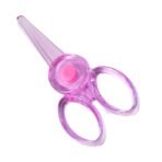 Single Child-Safe Plastic Scissor ? Safety Crafting Tool for Kids (Random Color)