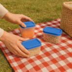 Glory Plastic Storage Container Box Set ? 4-Piece Airtight, Stackable Organizer for Kitchen, Pantry, Office & More - Image 4