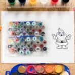 Premium Paint by Number Kits Set | 24 Vibrant Numbered Acrylic Colors & 2 Paint Brush Sets | Adult & Kids Beginner Art Project - Image 3