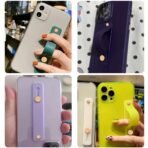 Phone Loop Finger Holder, Phone Grip Straps Silicone Phone Finger Strap (1 Pc) - Image 5