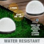 Dome Solar Garden Light Set (4 Pc) - Image 3