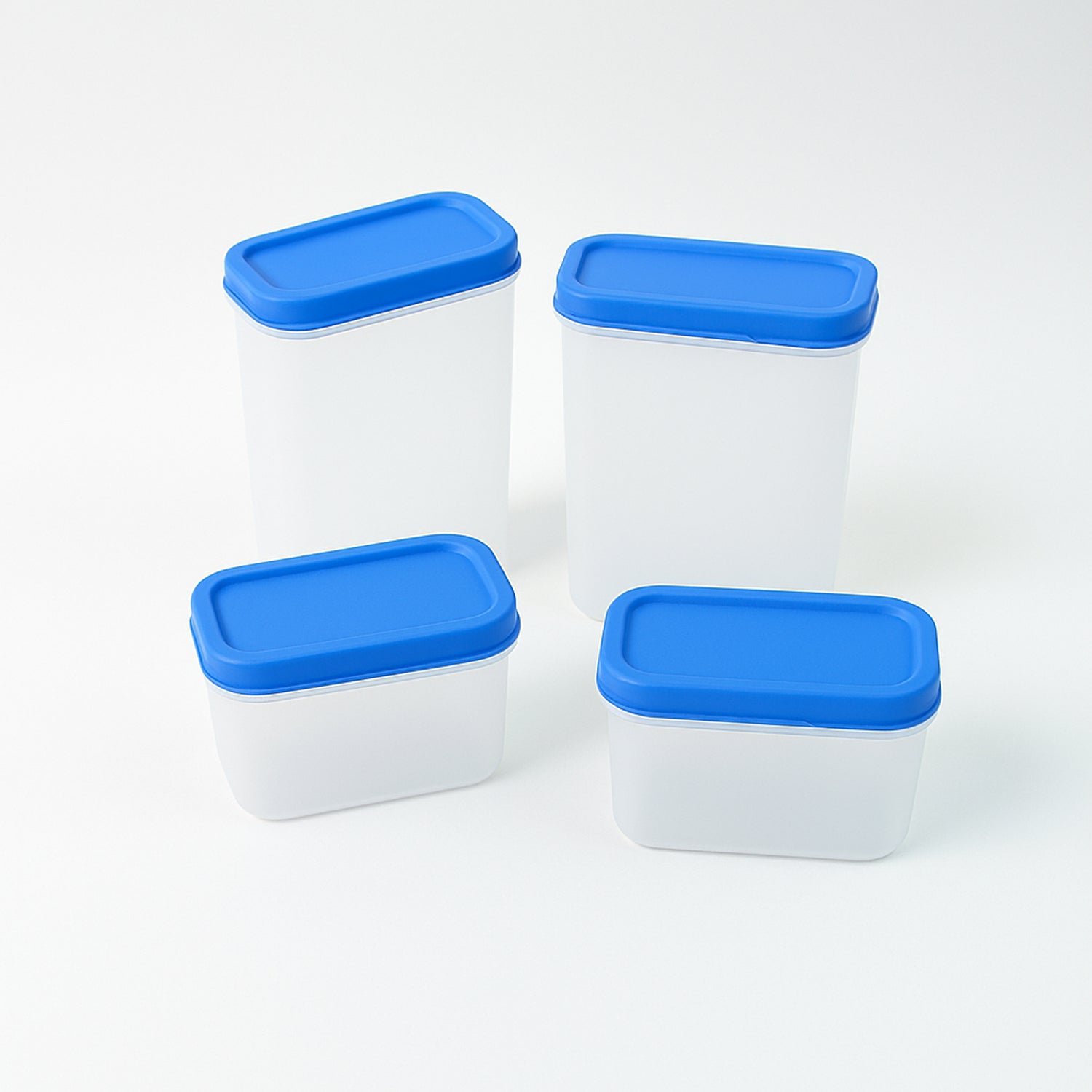 06_875488c4-f423-471a-822f-a07069898f6a.jpg Glory Plastic Storage Container Box Set ? 4-Piece Airtight, Stackable Organizer for Kitchen, Pantry, Office & More - Image 1