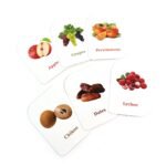 32-Piece Fruit Flashcard Set ? Educational Learning Cards for Toddlers, Preschool & Kindergarten | Colorful Picture & Word Recognition Cards for Early Childhood Development