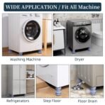 Washing machine support, anti vibration washing machine support adjustable washer anti vibrasion stands, washer dryer pedestals - Image 4