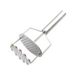 Stainless Steel Hand Masher with Soft Grip Effortless Mashing for Potatoes, Vegetables, and More Durable, Easy-to-Use Design, Pack of 1
