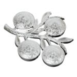 Tree Shape 4 Compartment Mukhwas Dani Serving Tray for Home & Kitchen Use