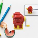 Teddy Shaped Pencil Sharpener Machine ? Hardiness Steel Cutter & Removable Tray ? Kids Return Gift - Image 2