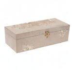 Velvet Bangle Box for Women ? Jewelry Storage Organizer with Compartments | Bridal Bangle Case for Wedding & Travel | Traditional Indian Bangle Holder Box(single rod ) - Image 4