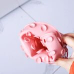 SILICONE BATH MASSAGE CUSHION WITH SUCTION CUP, SHOWER FOOT SCUBBER BRUSH FOOT BATH MAT SCRUBBER, ANTI-SLIP EXFOLIATING DEAD SKIN MASSAGE PAD LAZY WASH FEET BATHROOM MAT - Image 4