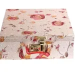 Velvet Bangle Box for Women ? Jewelry Storage Organizer with Compartments | Bridal Bangle Case for Wedding & Travel | Traditional Indian Bangle Holder Box(4 rod )