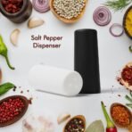 Salt and Pepper Dispenser Set, Multicolor Convenient and Stylish Seasoning Containers Dishwasher Safe Refrigeration Safe Pack of 2 - Image 5