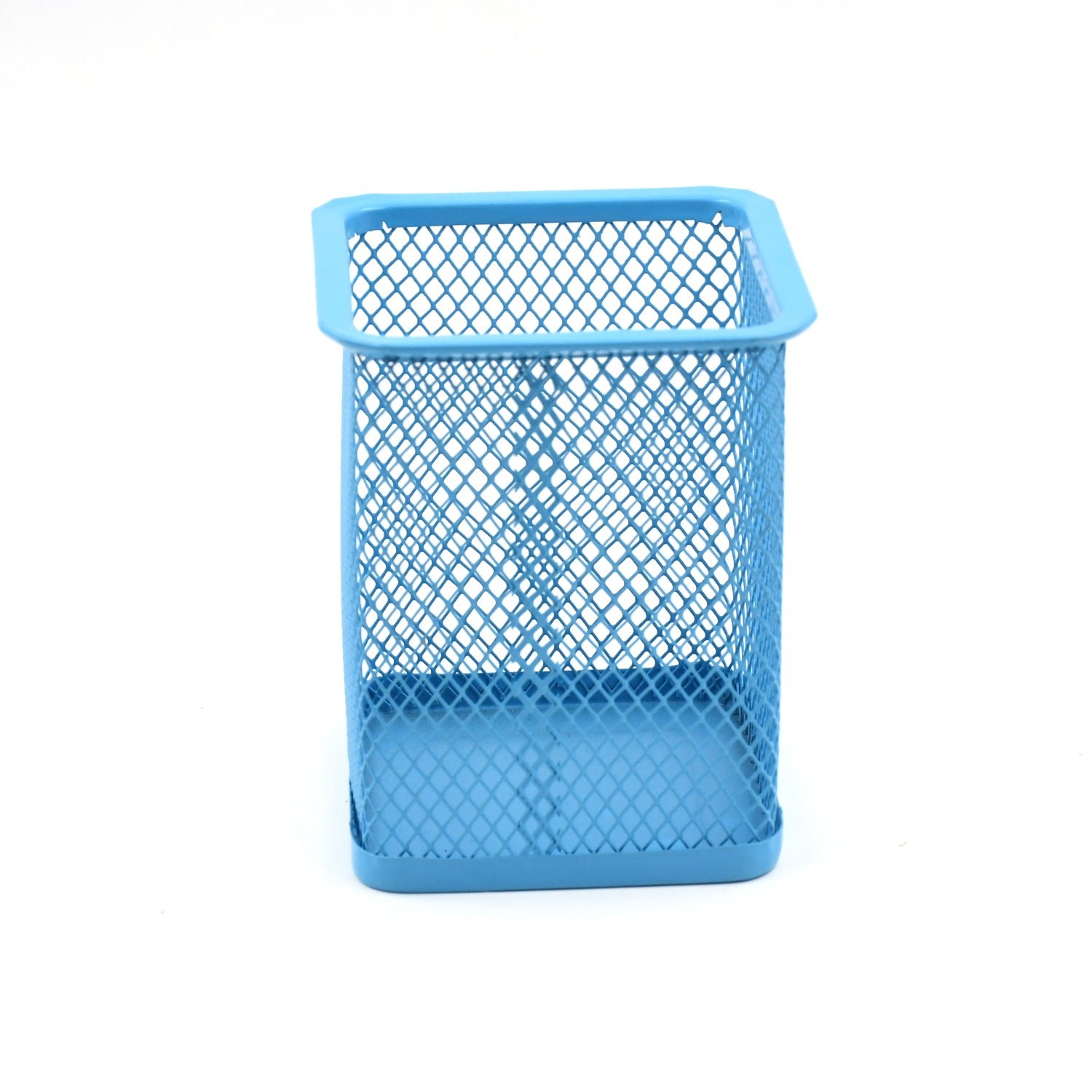 5_a3cc28a7-1db5-416a-8bba-bfcb586c22ee.jpg Metal Mesh Pen Holder (1 Pc) ? Durable Office Desk Organizer for Stationery - Image 1