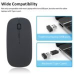 Wireless Mouse Compatible with Laptop,and Computer, Sleek Design for Seamless Navigation - Image 5