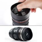 Plastic Camera Lens Stainless Steel Coffee Mug - Image 3