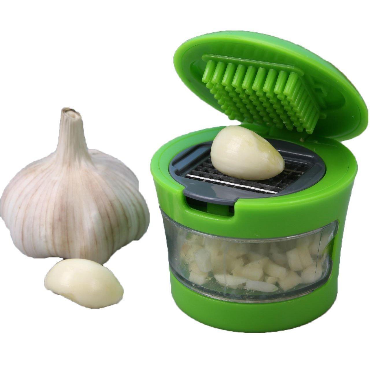 618Vcv7prEL._SL1280_1280x1280_crop_center.jpg Kitchen Garlic Cutter/Chopper/Crusher? Efficient and Easy-to-Use Tool for Quick Garlic Chopping, Crushing, and Mincing, Pc - Image 1