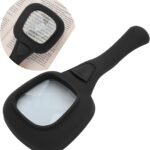 Handheld LED Illuminated Magnifying Glass | Lighted Magnifier for Seniors Reading, Low Vision, Inspection, Hobby & Jewelry