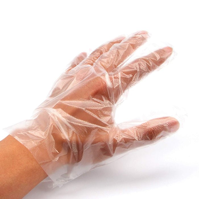 61kax1UJqrL._SL1500_700x700.jpg Disposable Clear Gloves ? Transparent Plastic Gloves for Food Handling, Cleaning & Hygiene (100-Piece Pack,) - Image 1