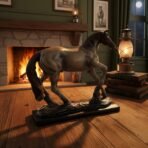 Dynamic Running Horse Statue - Elegant Stallion Figurine - Classic Resin Equestrian Sculpture for Home Decor, Office Desk & Horse Lover Gift - Image 3