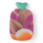 Hot Water Bottle Bag With Cover (1 Pc Mix Design Color 250 ML Approx)
