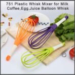 Plastic Whisk Mixer  Versatile Balloon Whisk for Milk, Coffee, Eggs, and Juice Mixing with Effortless Performance - Image 3